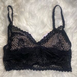 Lace Bralette in Black